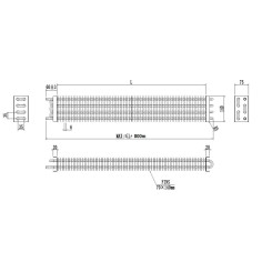 Évaporateur Tubes Cuivre 2x4
