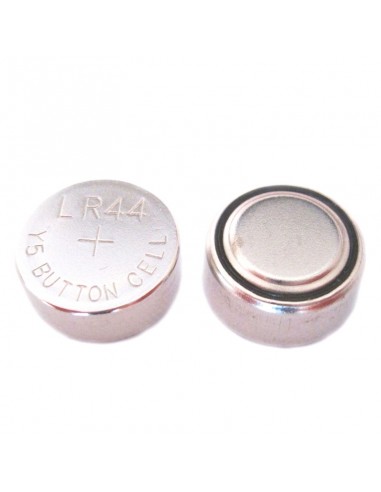 Micropila de botón alcalina LR44/A76/303/357/AG13/SR44, 1,5V. 125 mAh, 11,6 x 5,4mm Unidad