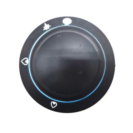 Manette de robinet de gaz avec flamme pilote ø 57mm axe ø 8x6mm Turhan