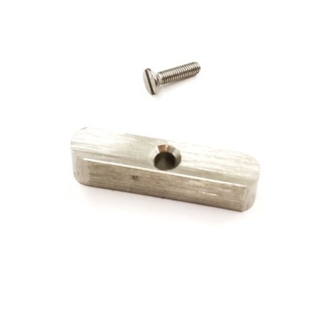 Stainless Steel Key with Screw for Frucosol Juicer Shaft 35' F50-035 35x8x8mm