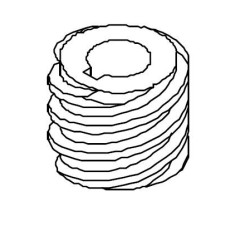Screw do Motor Picadora Braher P 40500