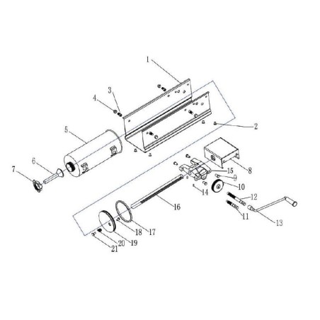 Base Manual Sausage Stuffer Gears SV-7 SH-7
