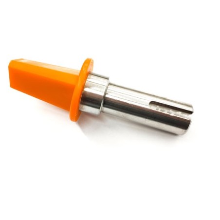 Eixo Motor Inferior triângulo Espremedor Eutron Z-11 L165mm Ø39mm Ø30mm M8