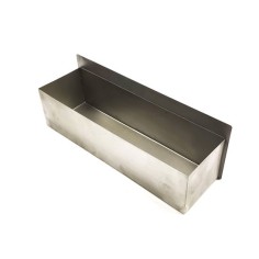 Caixa coletora de gordura Aço Inox Chapa DPL EG 245x75x62mm