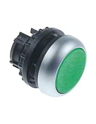 Tecla verde con luz con enclavamiento Ozti M22 DRL-G 6232.00012.09  Moeller LF3319817