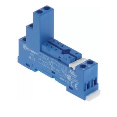 soquete de relé 2 polos Finder 40.51/40.52/40.61 medidas 15,8x78,6mm 250V Ozti 6231.00015.01 381181