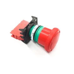 Interruptor cabeça de cogumelo medida de montagem ø22mm 1NC Giovenzana PL0004001 346490